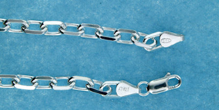 sterling silver 5mm marina chain necklace 2MCH024