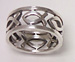 Sterling Silver cross band ring 43AT237