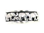 sterling silver spinner ring style 45AT385