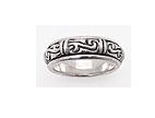 sterling silver spinner ring style 45AT514