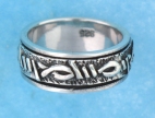 sterling silver Worry rings 45AT515