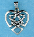 Sterling silver Celtic pendant style 767-116