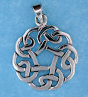 Sterling silver Celtic pendant style 76749