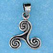 Sterling silver Celtic pendant style 767-62