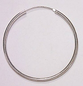 sterling silver hoop earring style 82AH011