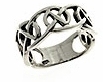 Sterling silver Celtic ring style A311