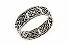 Sterling silver Celtic ring style A359