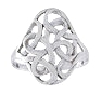 Sterling silver Celtic ring style A373