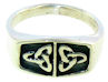 Sterling silver Celtic ring style A767-164
