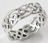 sterling silver Celtic ring A76733