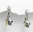 Model A768-151 skull earrings