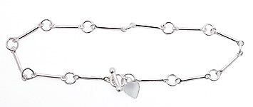 sterling silver anklet AAB111