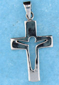 sterling silver cross pendant ABC706-2415