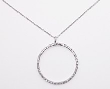 sterling silver Cubic Zirconia necklace ACZ123