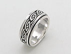 sterling silver spinner ring style AR0021