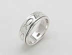sterling silver spinner ring AR0022