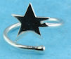sterling silver star ring ARP706829