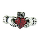 sterling silver claddagh rings CLR1003 July