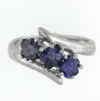 sterling silver Cubic Zirconia ring CZ0002 Purple