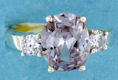 sterling silver Cubic Zirconia ring CZ0010 Purple