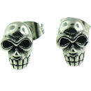 stainless steel skull earrings ERC1007