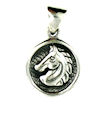 sterling silver horse pendant HNL7063421