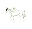 sterling silver horse pendant HNL7066175