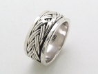 sterling silver spinner ring style AR0038