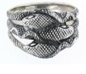 Silver Snake Rings
