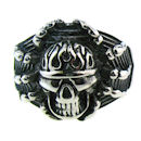 Stainless Steel skull ring SRC2006