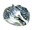 sterling silver horse ring style WHR78