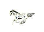 sterling silver horse pendant WLPD76