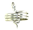 sterling silver snake ring style WSR1