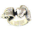 sterling silver snake ring style WSR657